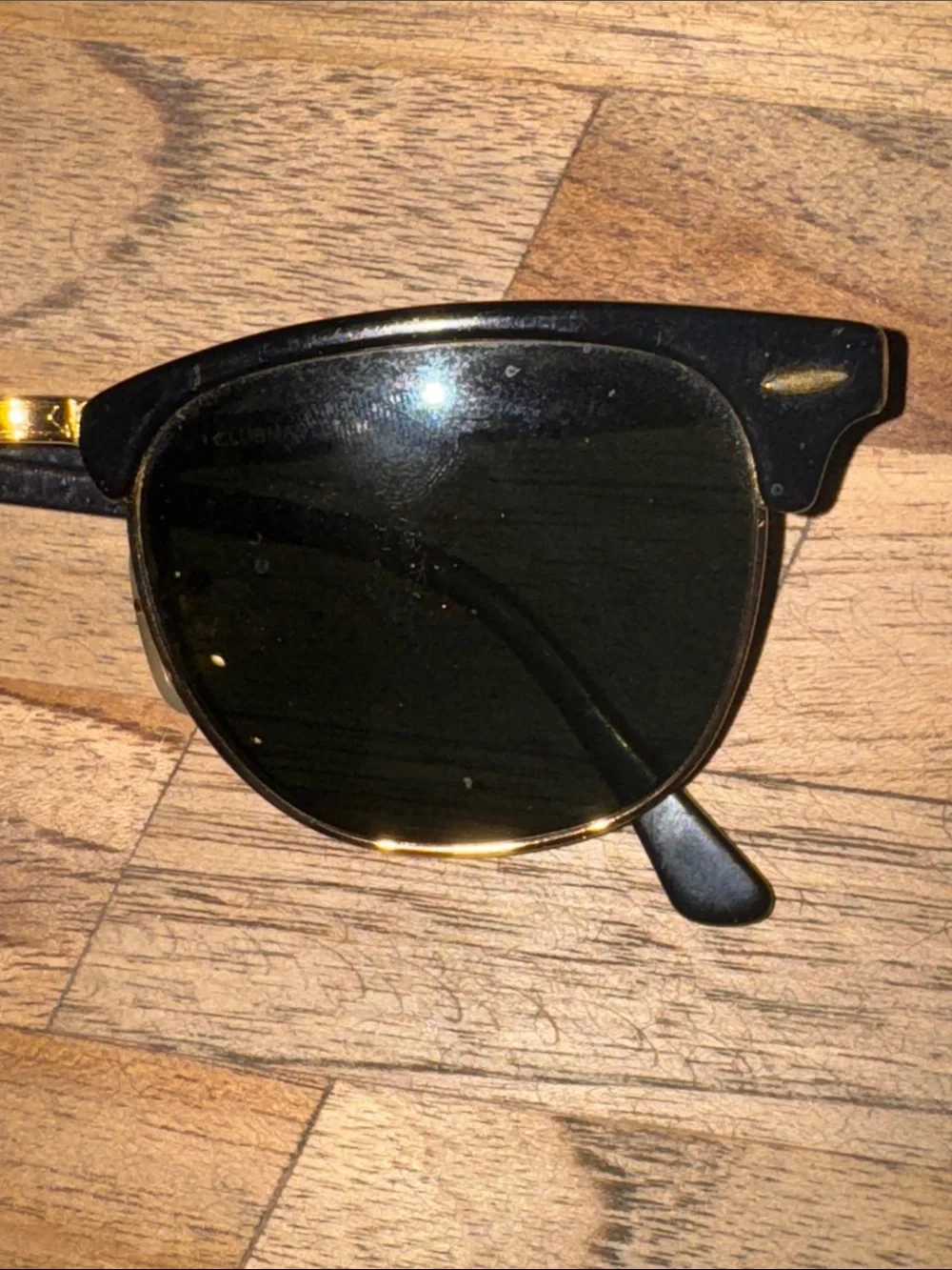 Ray-Ban Clubmaster Classic Glasses Gold‎ Frame